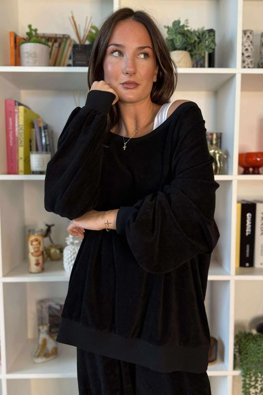 Terry B Classic Sweatshirt Black